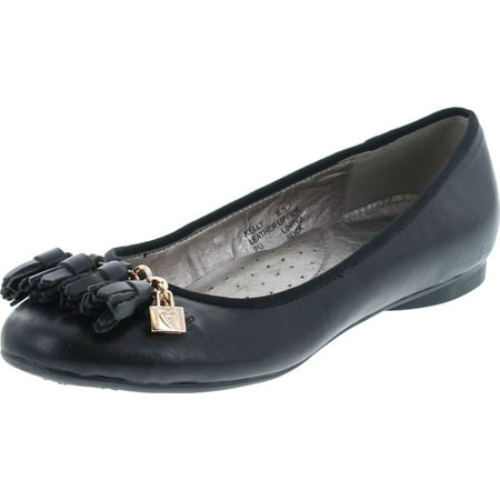 

Mr Lorens Womens Leather Martina Fashion Flats Shoes Black. 6.5