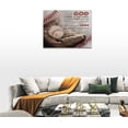 thumbnail image 4 of Baseball Poster Wall Art Boy Men Room Inspirational God Quotes Poster Sports Wall Decor Rustic Picture Canvas Prints Framed Modern Artwork for Home Living Room Bedroom Gym Playroom 16"x12", 4 of 6