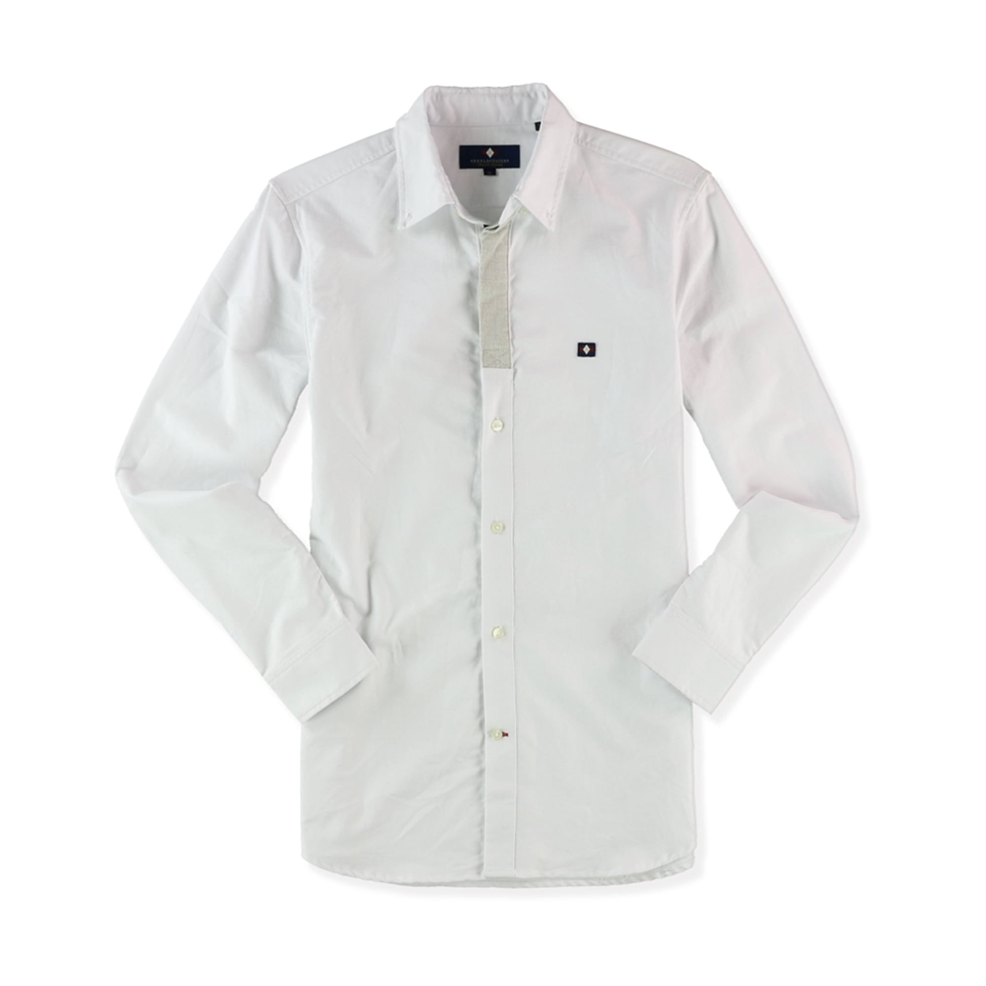 Argyleculture Argyleculture Mens Classic Button Up Shirt, White