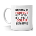thumbnail image 2 of Nobody's Perfect Except GOLF R Drive Coffee Tea Ceramic Mug Office Work Cup Gift15 oz, 2 of 3