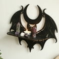 thumbnail image 5 of Konghyp Halloween Wooden Hollow Bats Wall Shelf, Unique Home Decor, Versatile Storage Solution, Perfect for Holiday Display, Decorative Wall Organizer, 5 of 6