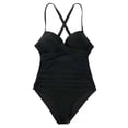 thumbnail image 4 of Bikini sexy de una pieza con tiras para mujer y niña, traje de baño de playa sin espalda, 4 of 5