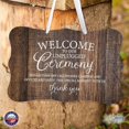 thumbnail image 4 of LifeSong Milestones Wedding Wall Hanging Signs For Ceremony And Reception For Couples - Welcome, 4 of 8