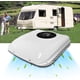thumbnail image 1 of Aspligo 12V 8000BTU ultra-delgado DC estacionamiento techo RV aire acondicionado para furgoneta de camping, autocaravana, camión, excavadora, SUV, autobús, barco, 1 of 8