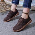 thumbnail image 2 of YOUYEDIAN Sneakers for Women Retro Versatile Round Toe Non Slip Flats Strap Design Sport Outdoor Walking Shoes, 2 of 3