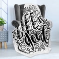 thumbnail image 4 of Saying Soft Flannel Fleece Throw Blanket, Hand Lettered Positive Life Message Advice with Doodle Art Swirly Elements, Cozy Plush for Indoor and Outdoor Use, 50" x 70", Black White, by Ambesonne, 4 of 5