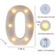 thumbnail image 2 of Letrero luminoso LED con números y letras para marquesina, ideal para bodas, cumpleaños, fiestas, Navidad, luz nocturna, decoración para el hogar y el bar (0), 2 of 5