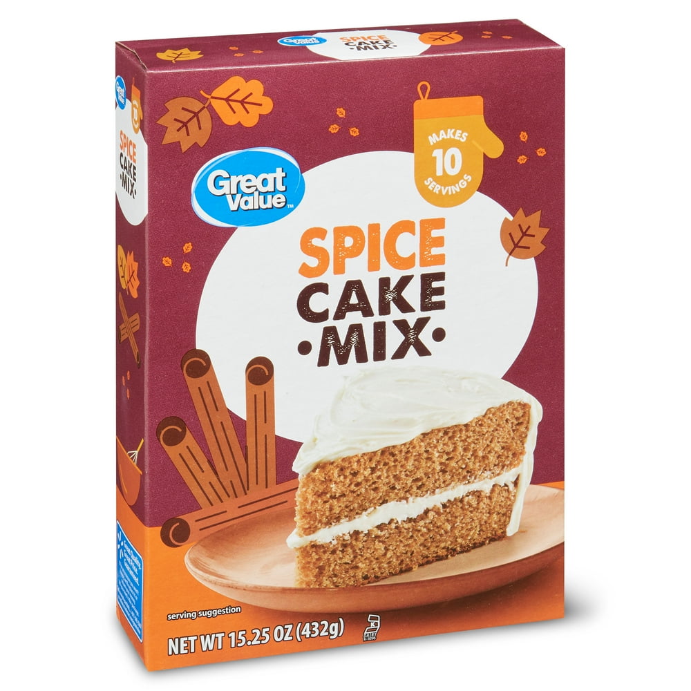 Great Value Spice Cake Mix, 15.25 oz