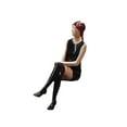 thumbnail image 2 of Resin 1:64 Girl Figure Handpainted for Diorama Scale Painted Scenery Collections Layout Sitting Black, 2 of 8