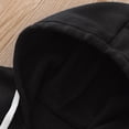 thumbnail image 7 of Toddler Little Boy Clothes Fall Winter Outfit Contrast Color Long Sleeve Cute Sweatshirt Top Pants Set Winter Casual for 6 18 Months 2T 3T 4T 5T 6T 7T 8T 9T Kids Boy(4-5 Years,Black), 7 of 7