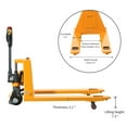 thumbnail image 3 of APOLLOLIFT Electric Pallet Jack 3300lb Cap. Lithium Battery Walkie Pallet Truck 48x27" Fork Size, 3 of 9