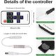 thumbnail image 2 of Controlador de tira LED mini RF de 2 piezas, control remoto inalámbrico RF de 11 teclas para tira LED RGB monocromática 5050 3528 5630., 2 of 5