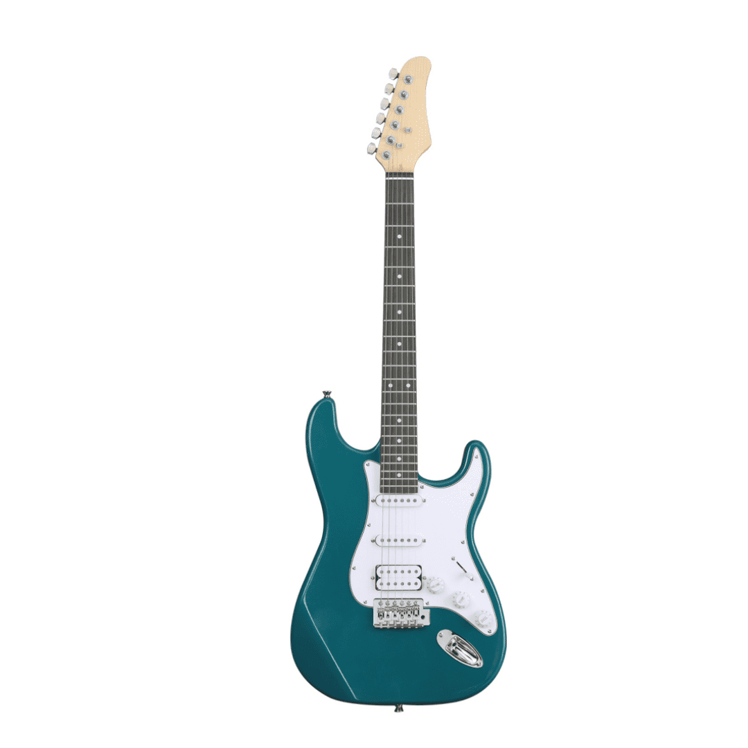 Tcbosik 39" Electric Guitar with 5W Amp, Bag and Strap, Starter Guitar Kit for Beginners with Amp Wire, Tremolo Arm and Wrench Tool, Lake Blue
