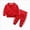 A207-Red, variant on Toddler Boys'Color-Block Letter Top and Casual Long Pants 2-Piece Fall Clothing Set(White,1-2 Years)