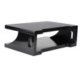 thumbnail image 4 of Organizador de sala de estar que ahorra espacio, caja de TV negra, montaje en pared con estante para decodificador, enrutador y almacenamiento, 4 of 8