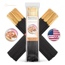 Cinnamon Incense Sticks 7" Bulk - 1 Bundle 85 to 100 Sticks - Smooth and Clean Long Burn Time, 30 to 45 Minutes.