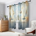 thumbnail image 6 of Birds Painting Blackout Curtains Thermal Insulation 63 inch Grommet for Bedroom Living Room Bathroom Kitchen Windows 2 Pack, 6 of 6
