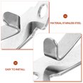 thumbnail image 3 of SEWACC 10Sets Stainless Steel Screw-in Hook for Hanging Metal String Light Outdoor Use, 3 of 8