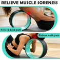 thumbnail image 3 of NGT Roue de Yoga 13 Pouces Roue de Yoga pour Douleurs Dorsales la Plus Forte et la Plus Confortable Roue d'Accessoire de Yoga Dharma avec Bandes de Yoga Gratuites, 3 of 7