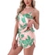 thumbnail image 4 of Conjuntos de pijamas de satén para mujer INSPIRE CHIC, top de tirantes con pantalones cortos, 2 piezas, ropa de dormir, conjunto de pijama de seda S verde, 4 of 6