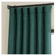 thumbnail image 4 of TiaGOC Faux Linen Room Darkening Curtains - 84 Inches Long Luxury Linen Curtains for Bedroom & Living Room (1 Panel), 50W X 84L, Slate Teal, 4 of 9