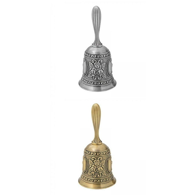 2x Servicio de Mano Timbre Escritorio Mostrador Recepción Bar
