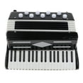 thumbnail image 1 of SHINYPASING 1Set Accordion Model Black Mini Musical Instrument Plastic DIY Supplies for Mini Item Collectors, 1 of 8
