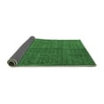 thumbnail image 2 of Ahgly Company Indoor Round Abstract Emerald Green Modern Area Rugs, 3' Round, 2 of 4