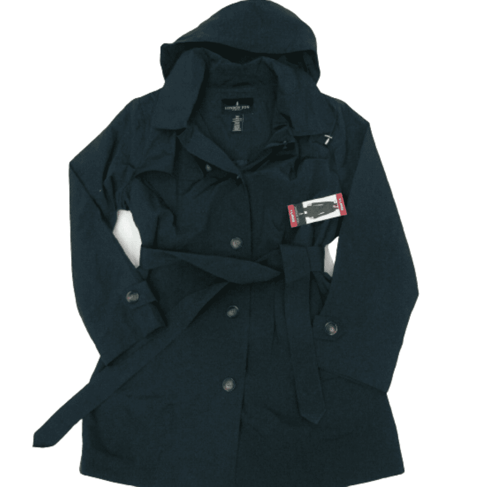 London Fog Women's Water Resistant Single Breasted Trench