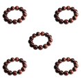 thumbnail image 2 of Sonducket de cuentas de piedra natural roja - de ojo de tigre cómoda y única única Cuentas de oración Fácil de usar Ojo de tigre rojo18MM Type2 NO2, 2 of 6