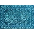 thumbnail image 1 of Ahgly Company Indoor Rectangle Oriental Light Blue Industrial Area Rugs, 5' x 8', 1 of 4
