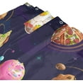 thumbnail image 3 of Fantasy Food Planets Bath Shower Curtain Liners - 72x72in - 100% Polyester - Waterproof Bath Curtain with C-Shaped Hooks for Bathroom Decoration 1 Panel, 3 of 5