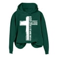 thumbnail image 3 of Women's Sweatshirts Hoodies Jesus Loves You Hoodie Letter Print Christian Sweatshirt Oversized Pullover Hoodie Sweatshirt Fall Womens Clothes Daily Wear, 3 of 3