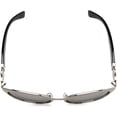 thumbnail image 4 of Authentic Versace Sunglasses VE2179 1266/6G Brushed Silver Frames Gray Lens 55mm", 4 of 4