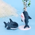 thumbnail image 1 of Besufy Keychain Key Holder Cartoon Shark Shape Plush Hanging Pendant for Bag, 1 of 7