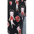 thumbnail image 4 of Betty Boop Adult Women Flip Flop Sandal Thong Slide Wedge (Size 7 Black Pose Wedge), 4 of 4
