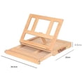 thumbnail image 2 of Caballetes de mesa para pintar, caballete de escritorio, caballete de caja, caballete para niños, adultos y artistas esquí esquí Gafas de esquí, 2 of 5