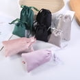 thumbnail image 6 of 10pcs/lot Caroset Jewellry Pouch Gift flannel Bag Velvet Packing Pouch Christmas Decor Bag Can Be Customized But Price Different purple 10x15cm, 6 of 6