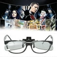 thumbnail image 4 of Universal Brand Black Frame Red Blue Glasses 3D Glasses For Dimensional Anaglyph, 4 of 5