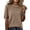 9# Khaki, variant on Summer Short Sleeve Sweater Womens Cable Knit Crew Neck Sweaters Shirts Fitted Work Tops Business Casual Yellow S