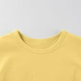 thumbnail image 4 of Viluyesy Boys T-Shirt, Soild Color Crew Neck Short Sleeve Summer Casual Cotton Basic Tee Yellow 2T, 4 of 6