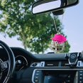 thumbnail image 5 of Accesorio de coche de bola de discoteca rosa, adorno de espejo de discoteca, accesorio de sombrero de vaquero de discoteca, bola de coche, encanto de discoteca, discoteca para coche, accesor, 5 of 5