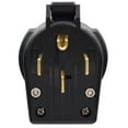 thumbnail image 6 of ELEGRP NEMA 14-30P & NEMA 14-50P Plug, 4 Prong Dryer/Range Oven Stove Angle Plug, Straight Blade Heavy Duty, 30 Amp 50 Amp 125/250V, Industrial Grade, Grounding, 3 Pole 4 Wire, UL Listed, 6 of 8