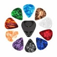 thumbnail image 1 of 10 Pcs Guitar Picks & Guitar Pick Holder Set para Guitarra Acústica Guitarra Ukulele Stick on Holder, 1 of 2