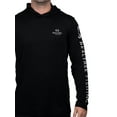 thumbnail image 5 of Realtree Mens Long Sleeve Jersey Recycled Polyester UPF Scent Control Black Hoodie- XL, 5 of 6