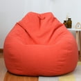 thumbnail image 6 of jiaroswwei Solid Color Cloth Lazy Lounger Bean Bag Sack Chair Sofa Dust Cover Decoration, 6 of 6