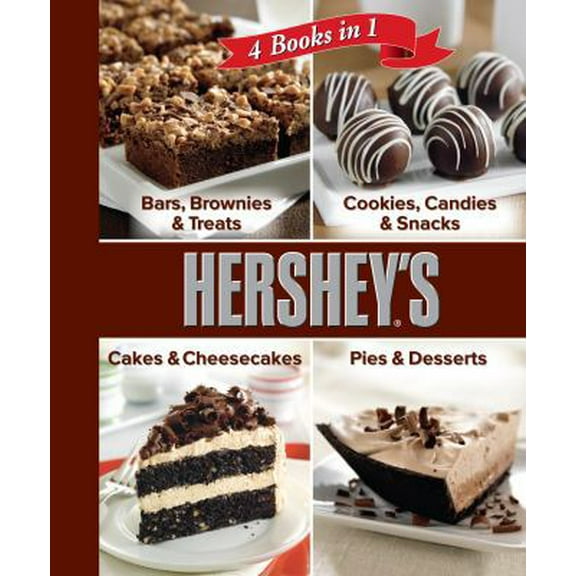 Pre-Owned Hershey 4 Cookbooks in 1: Bars, Brownies & Treats; Cookies, Candies & Snacks; Cakes & Cheesecakes; Pies & Desserts (Unknown) 1450823602 9781450823609