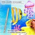 thumbnail image 4 of KALOUR PDAS 36-piece Blue Seascape Colored Pencil Set, Pre-sharpened Wooden Colored Pencils for Adults Artists Beginners Coloring Books Drawing & Sketching, 4 of 7