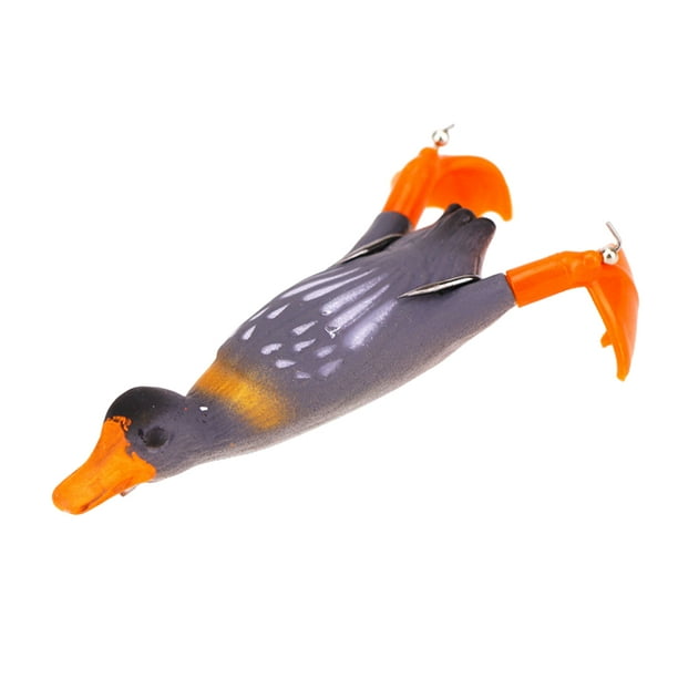 Señuelo de pesca de superficie 3D de 9,5 cm con doble hélice y anzuelos para agua dulce y salada. Accesorios para aparejos. gris