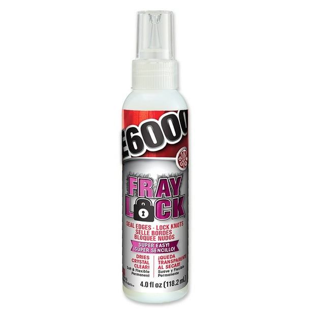 E6000 565204 Fray Lock Adhesive 4 fl oz Shelf Bottle